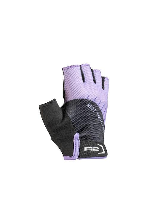 R2 Kids Cycling Gloves Purple