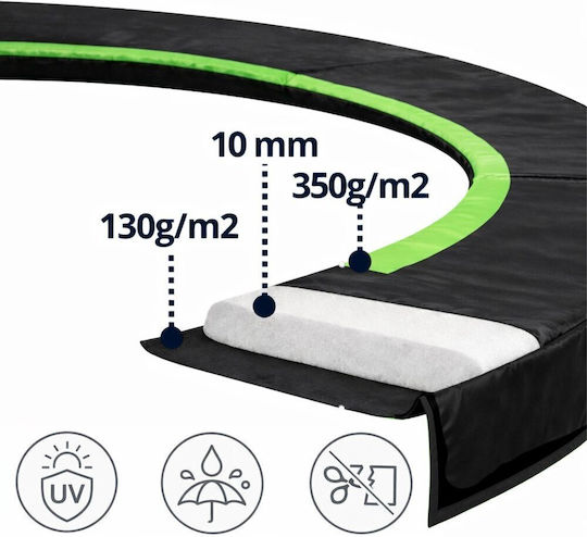 Lean Toys Spring Protector Cover for Trampoline