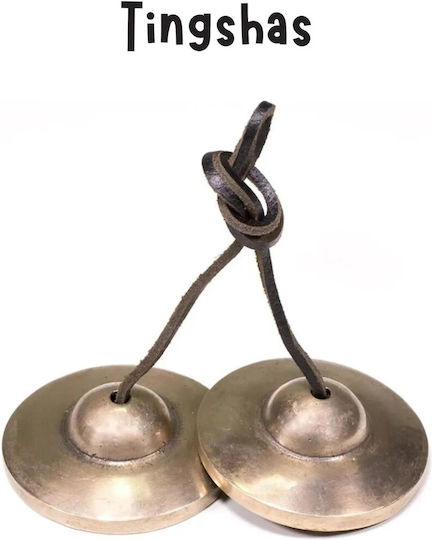 Niyamas Meditation Cymbals 6cm with Storage Pouch