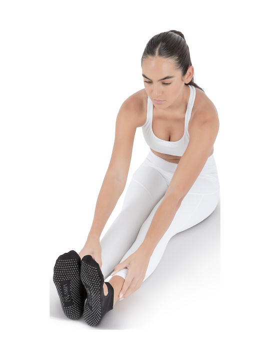 AMILA Sportliche Socken Für Yoga/Pilates Schwarz 1 Paar