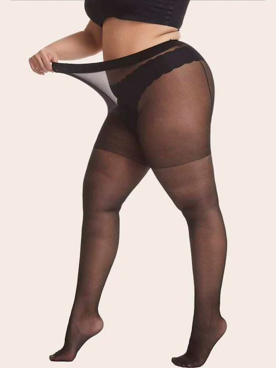 Women's Pantyhose 20 Den with Stitch Black