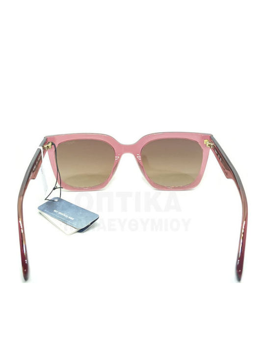 Pepe Jeans Pj7503 274 Pj7503 274 Pj7503 274 Women's Sunglasses with Pink Frame and Brown Lens PJ7503-274