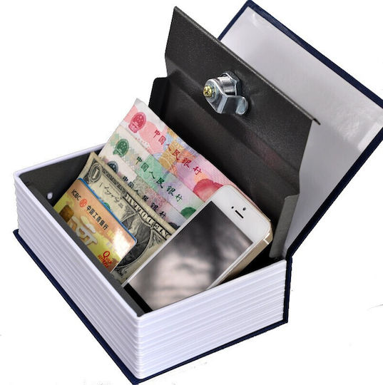 Safety Book Safe Key Blue 180 X 115 X 55mm