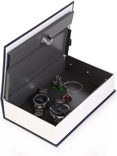Safety Book Safe Key Blue 180 X 115 X 55mm
