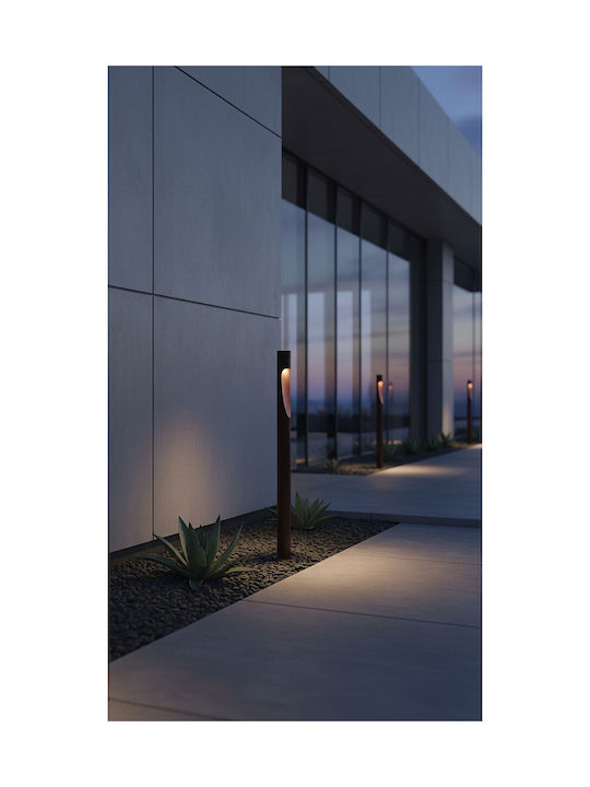 VK Lighting VK Lighting Außenstehlampe LED für den Außenbereich mit Warmweißem Licht IP65 Braun