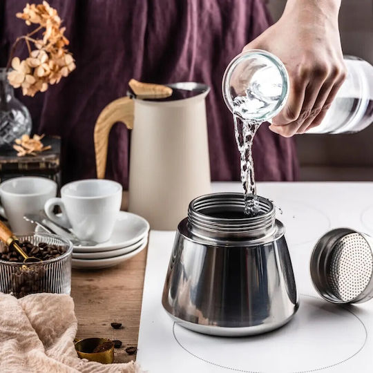 Klausberg Ηλεκτρικό Μπρίκι Espresso Inox Ασημί
