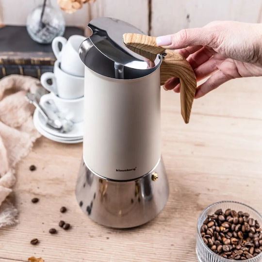 Klausberg Ηλεκτρικό Μπρίκι Espresso Inox Ασημί