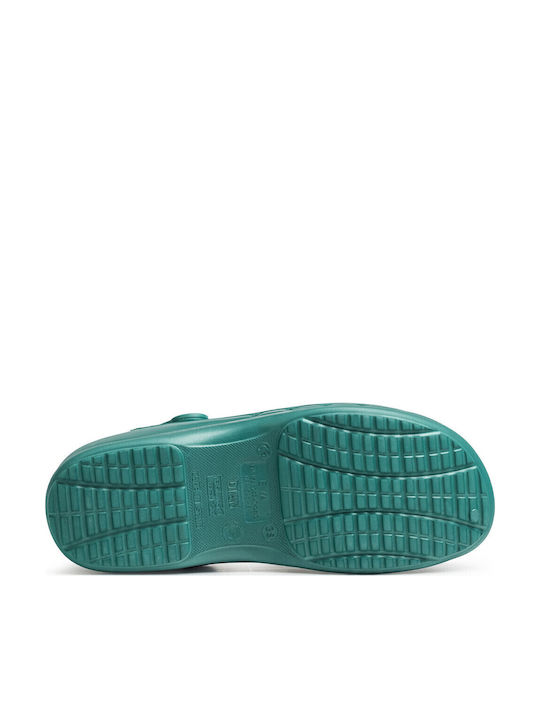 Dian Dian Damen Holzschuhe Grüne Holzschuhe