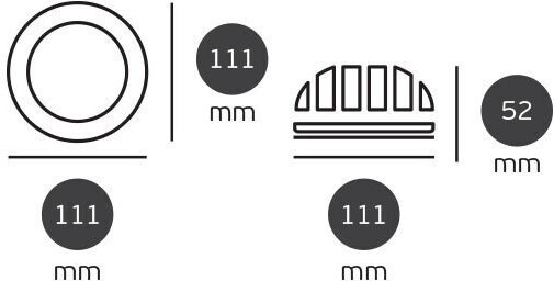 VK Lighting Χωνευτό LED Panel 36.2W