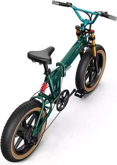 Fiido 20 Zoll Grünes Klappbares Elektrofahrrad Stadt