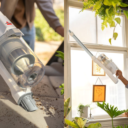 Bissell PowerClean Презареждаща Вертикална Прахосмукачка 25V Бяла