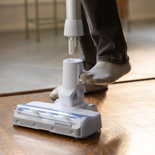 Bissell PowerClean Презареждаща Вертикална Прахосмукачка 25V Бяла
