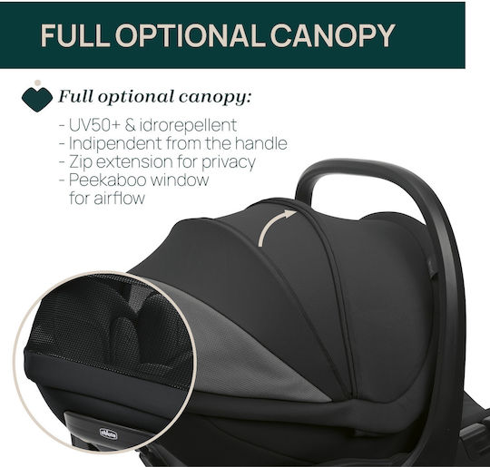 Chicco First-Seat Recline Καθισματάκι Αυτοκινήτου i-Size Μαύρο