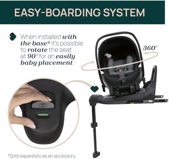 Chicco First-Seat Recline Καθισματάκι Αυτοκινήτου i-Size Μαύρο