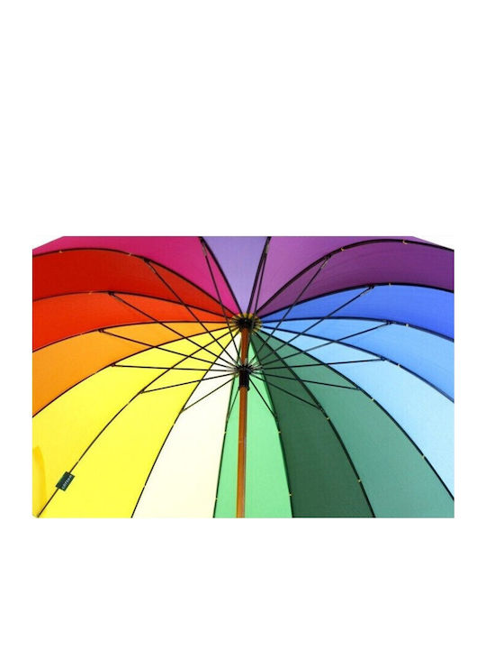 Umbrelă De Ploaie Compactă Multicoloră