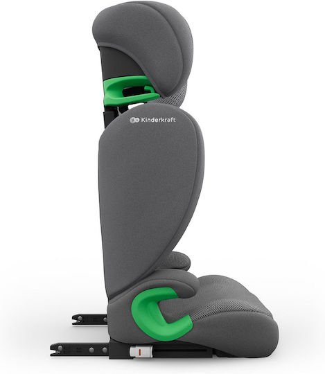 Kinderkraft Junior Fix 2 Plus Car Seat i-Size with Isofix Plus Grey 15-36 kg