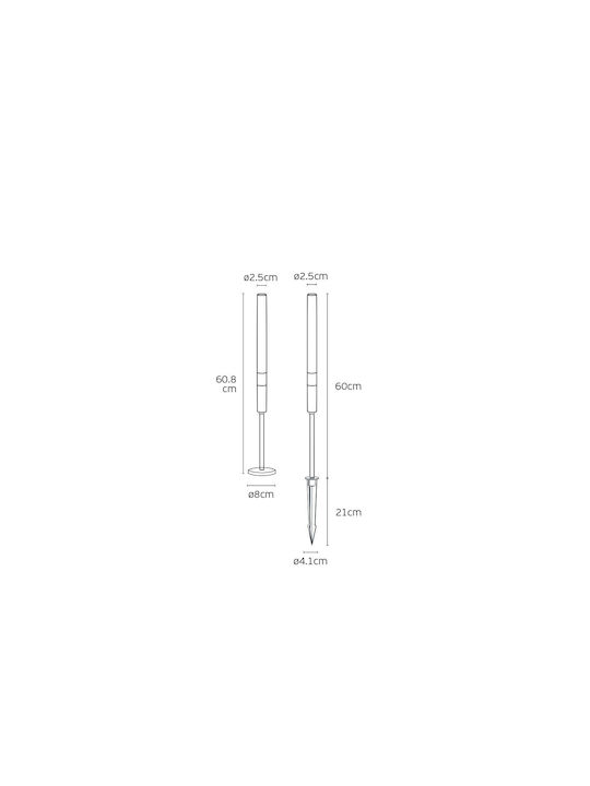 VK Lighting Lampă de Podea LED 1W 60cm VK Lighting Lampă de Podea LED 1W 60cm