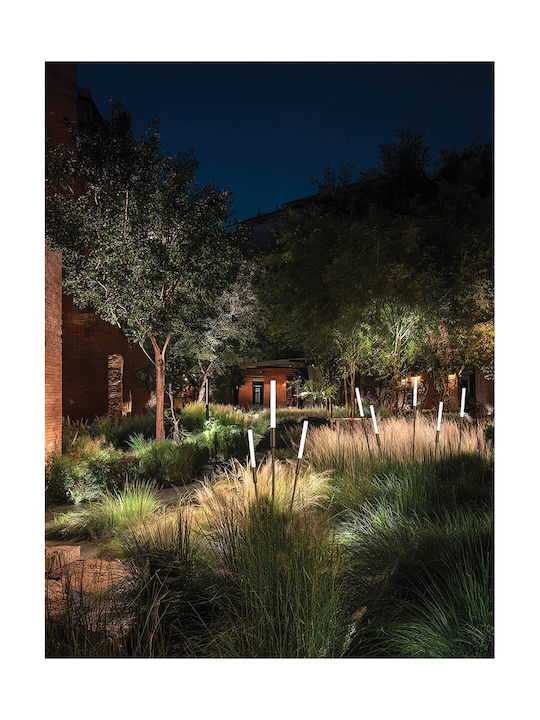 VK Lighting Outdoor LED Floor Lamp for Exterior 1W with Warm White Light IP65 Black