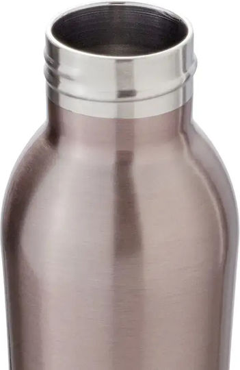 Casa Bugatti Sticlă Termos Oțel Inoxidabil Fără BPA 500ml Rose Gold cu Buclă și Pai