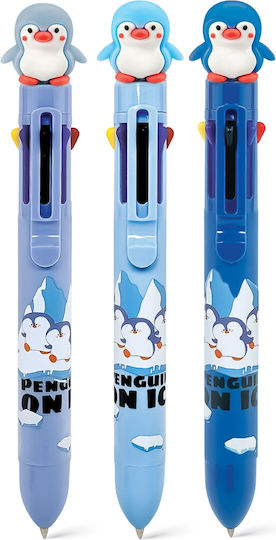 Lebez Pix Multicolor 8 Culori În 1 Arctic Friends Pix Ballpoint 24 Bucăți (Desene și Modele Diverse)