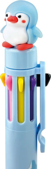 Lebez Pix Multicolor 8 Culori În 1 Arctic Friends Pix Ballpoint 24 Bucăți (Desene și Modele Diverse)