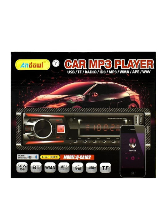 Andowl Sistem Audio Auto 1DIN (Bluetooth/USB)