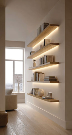 VK Lighting LED-Streifen Aluminiumprofil mit Opalabdeckung 200cm