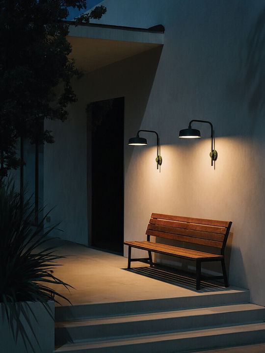 VK Lighting Wall-Mounted Outdoor LED Lighting IP65 With Warm White Light 15x15cm