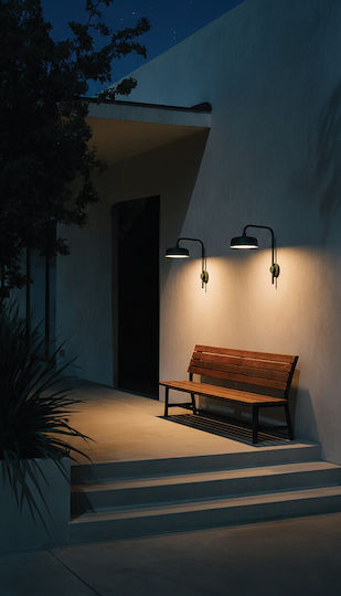 VK Lighting Стенен Външен Осветител LED IP65 с Топло Бяла Светлина 18x18см