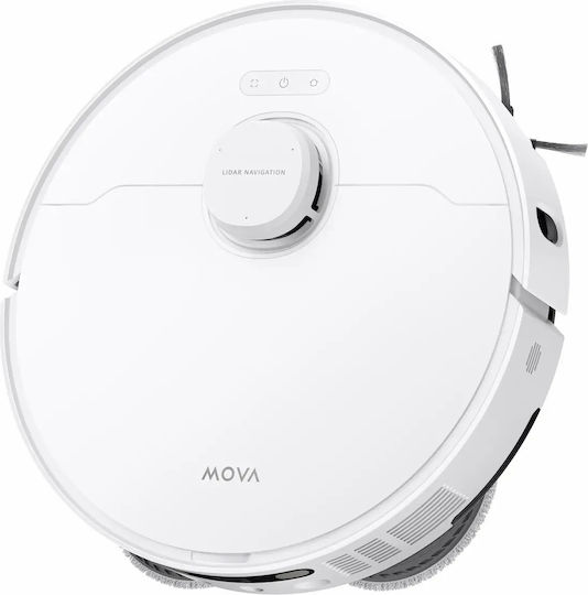 Mova P10 Pro Ultra Aspirator Robot cu Cartografiere Laser și Putere de Aspirație 13000Pa Alb