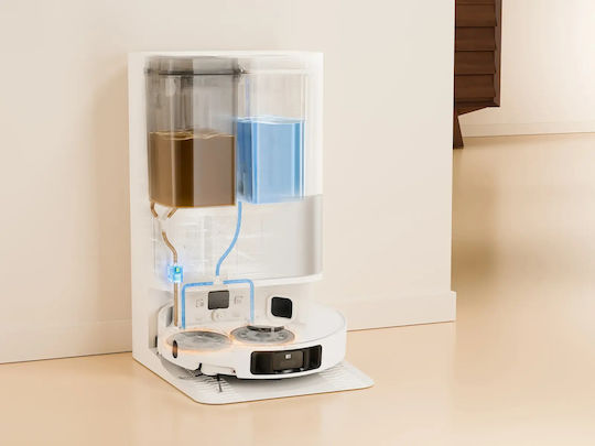Mova P10 Pro Ultra Aspirator Robot cu Cartografiere Laser și Putere de Aspirație 13000Pa Alb
