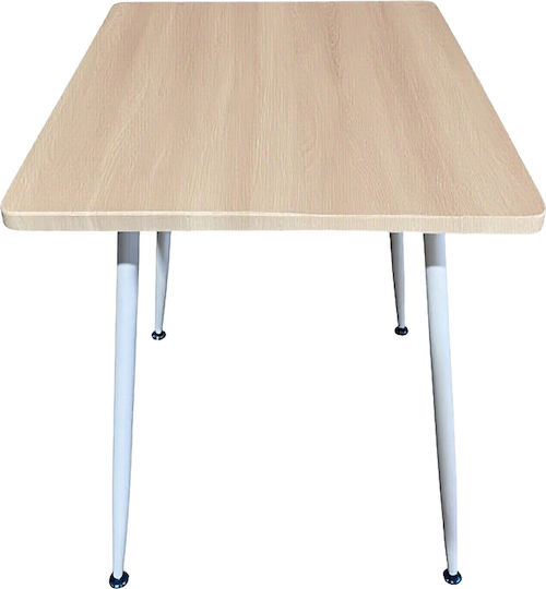 Timberon Τετράγωνο Τραπεζαρίας Φυσικό/λευκό 70x70x75εκ. Timberon Τετράγωνο Τραπεζαρίας Φυσικό/λευκό 70x70x75εκ.