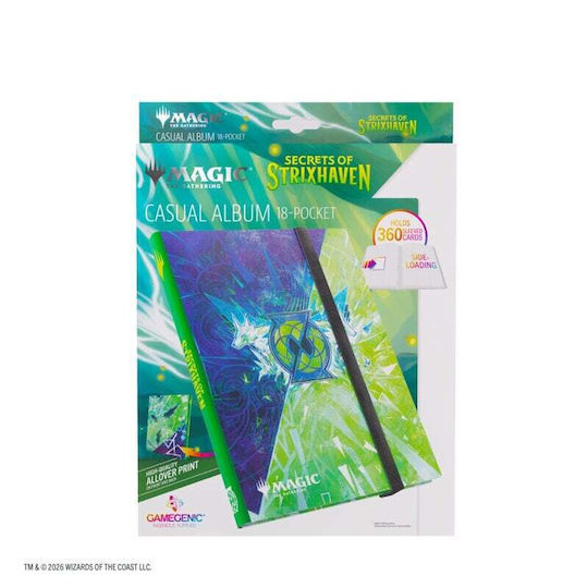 Gamegenic Casual Magic the Gathering Binder Standard Size Μαύρο