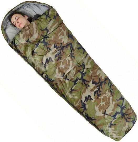 Enero Sleeping Bag Μονό 3 Εποχών Camo