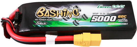 Gens Ace Baterie Li-Po 3s1p 11.1V 5000mAh 60C 3S XT90 pentru Vehicul RC