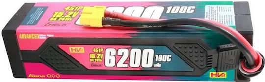 Gens Ace Baterie Li-Po 15.2V 6200mAh 100C 4S XT90 pentru Vehicul RC
