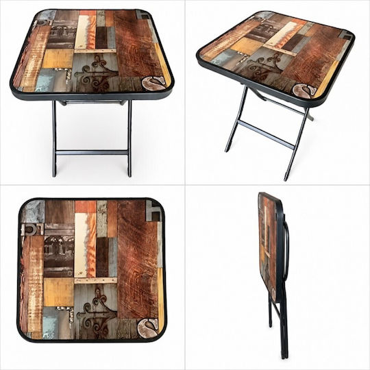 Masă Pliabilă 60x60x60 Multicoloră Masă Pliabilă 60x60x60 Multicoloră
