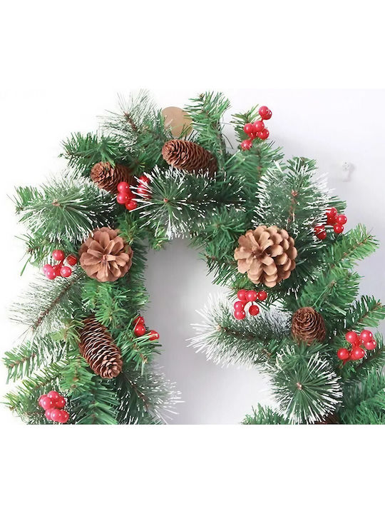 Alista Home Christmas Decorative Plastic Wreath with Diameter 180cm Green