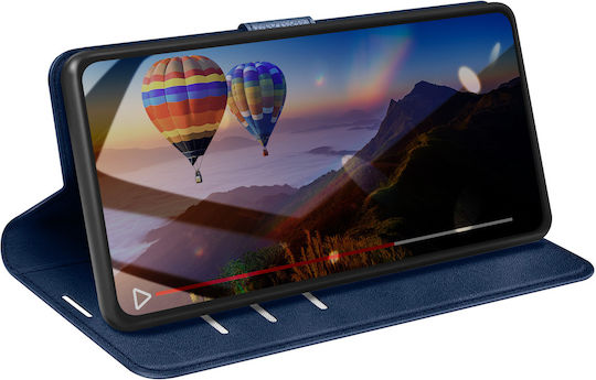 Zanaé Wallet Case Galaxy S24 S25 Columbia Edition Stand Function Night Blue