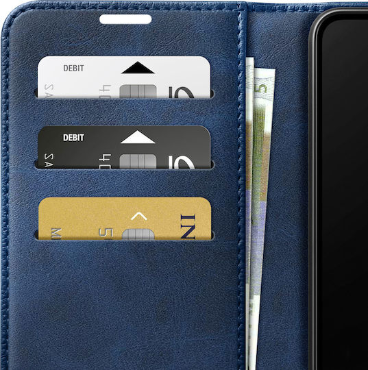 Zanaé Wallet Case Galaxy S24 S25 Columbia Edition Stand Function Night Blue