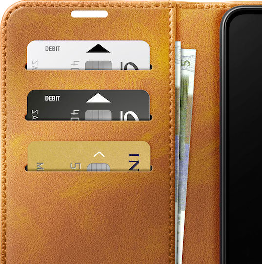 Zanaé Brieftasche Hülle Galaxy A17 Columbia Edition Stand Funktion Hellbraun