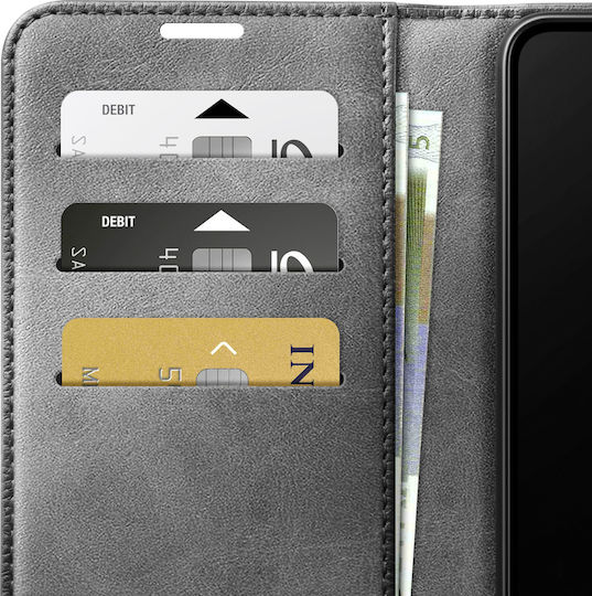 Zanaé Wallet Case Galaxy A17 Columbia Edition Stand Function Grey