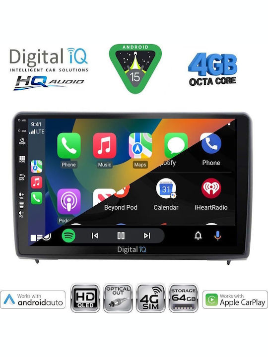 Digital IQ Car Audio System for Ford EcoSport 2018-2023 Bluetooth USB WiFi GPS Apple CarPlay Android Auto with 10" Touch Screen