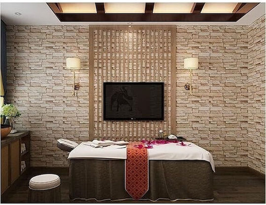 Panouri Decorative 3D Din Spumă Autoadezive Galbene 35x38cm 10 Bucăți