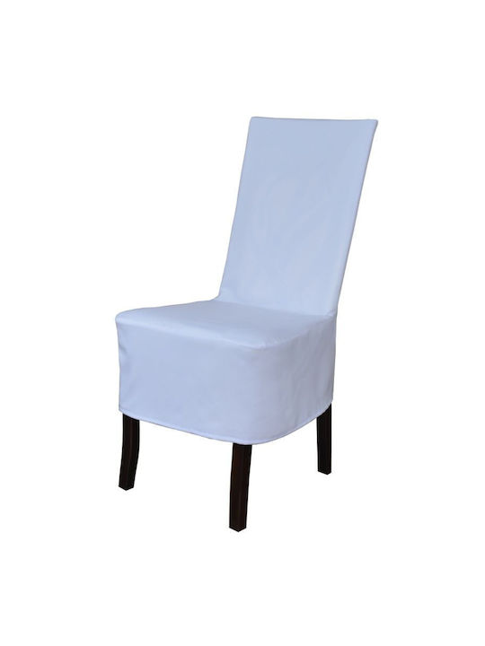 Panama Ελαστικό Κάλυμμα Καρέκλας White 50x50cm