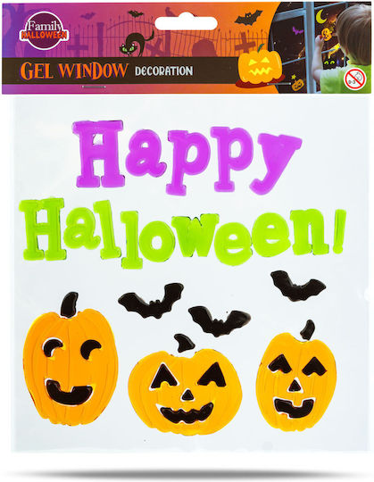 Halloween Gel Stickers Window Reusable Decorations Pumpkins Ghosts