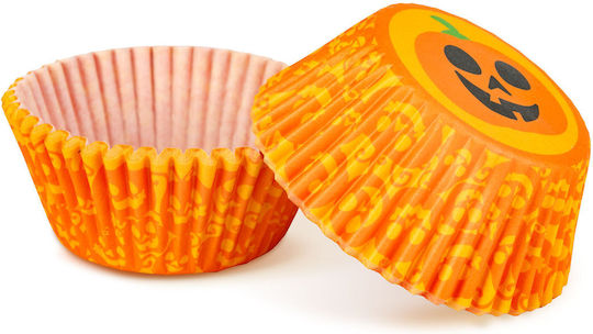 Set Hârtie Cupcake Decorațiuni Pentru Petreceri Halloween 4 Modele 7x5x3.2 Cm