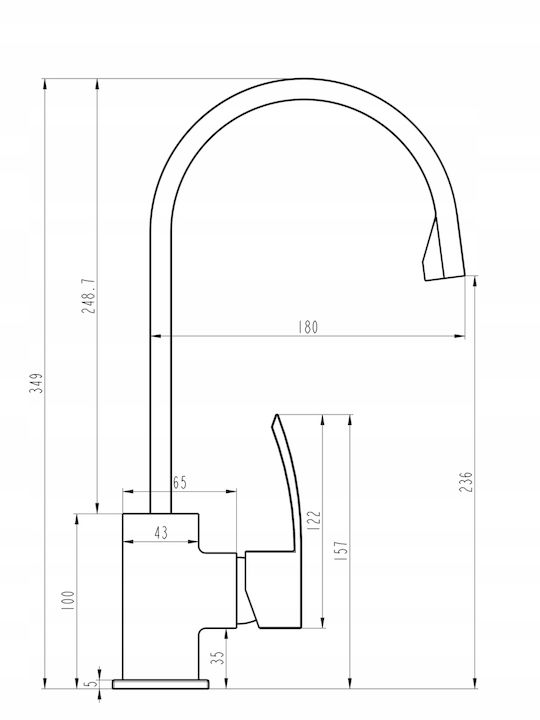 Diamond Hansgrohe Küchenarmatur Zähler Silber