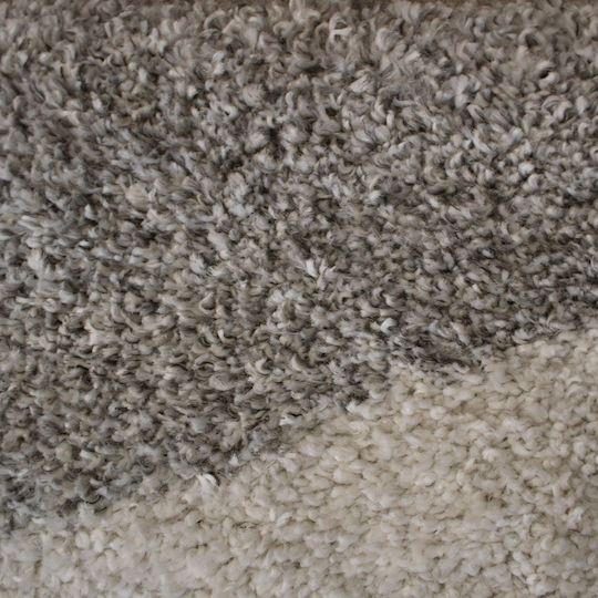 Zottelig Dachboden Wohnzimmer Teppich Rechteckig Grau/beige 240x340cm