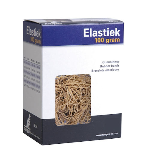 Kangaro Money Rubber Bands 100g/box D 120 X 8mm Kangaro